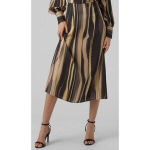 VERO MODA VMTAM TONJA HW 7/8 SKIRT WVN Black/Tonja